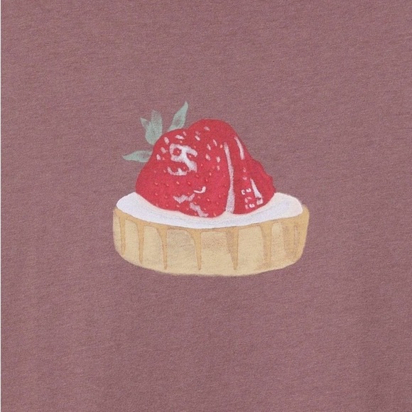 TORRID Strawberry Tart Classic Fit Tee - Picture 2 of 3